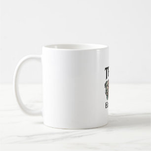 Mug Tribu de chiens a des pattes dessin de gravure vin