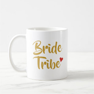 Mug Tribu de la mariée cœur rouge