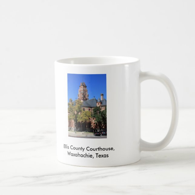 Mug Tribunal du comté d'Ellis, Waxahachie, le Texas (Droite)