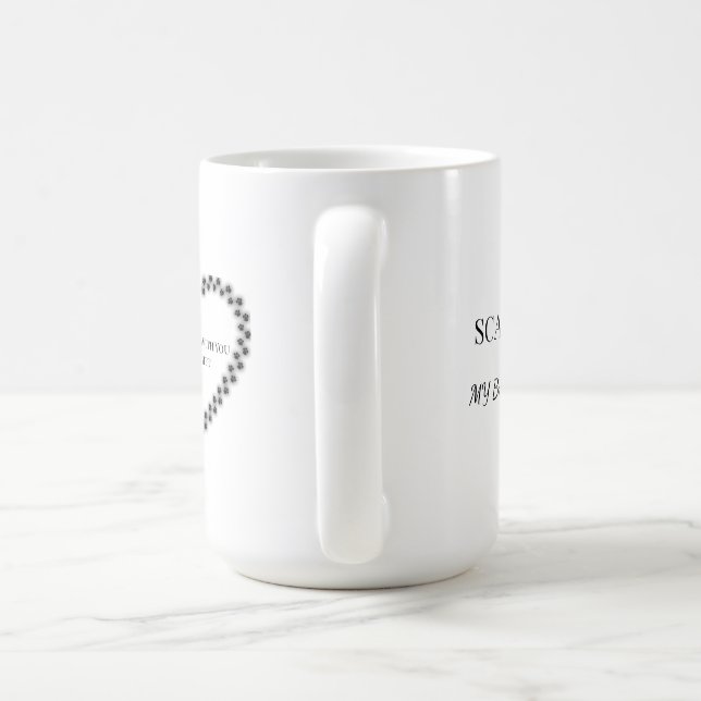 Mug Tribute Empreinte de Patte Sincère (Poignée)