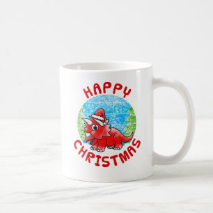 Mug Tricératops Dinosaur Noël Enfants Amusants