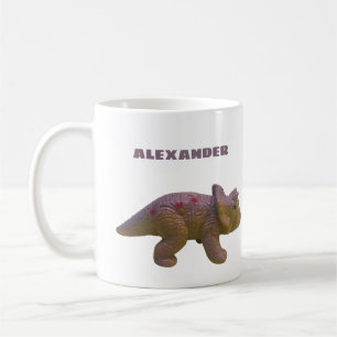 Mug Tricératops Et Votre Nom Toy Dinosaur