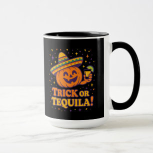 Mug Trick or Tequila – Drôle de fête d'Halloween avec