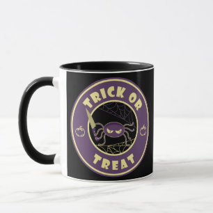 Mug Trick or treat halloween araignée Starbucks style 