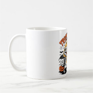 Mug Trick ou bière Skeleton Dragons Art