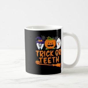 Mug Trick Ou Dents Dentiste Dentiste Halloween Squa De