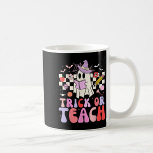 Mug Trick Ou Enseigner Super Enseignant Halloween Retr