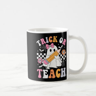 Mug Trick Ou Enseigner Super Enseignant Halloween Retr