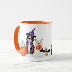Mug Trick ou traitement ? Chiens en costumes d'Hallowe