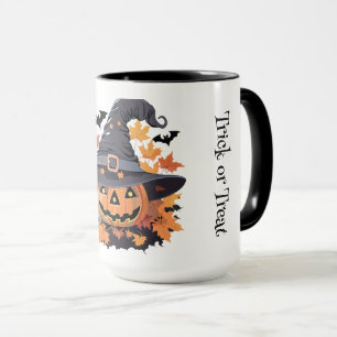 Mug Trick ou traitement effrayant et mignon Halloween