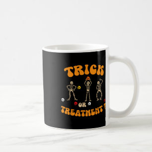 Mug Trick Ou Traitement Physique Thérapie Squelette Pt