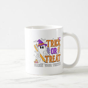 Mug Trick Ou Traiter Bronzez Vos Dents Mignonne Fantôm