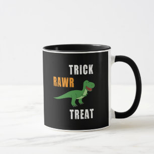 Mug Trick Rawr Treat Cute Halloween Tyrannosaurus Rex