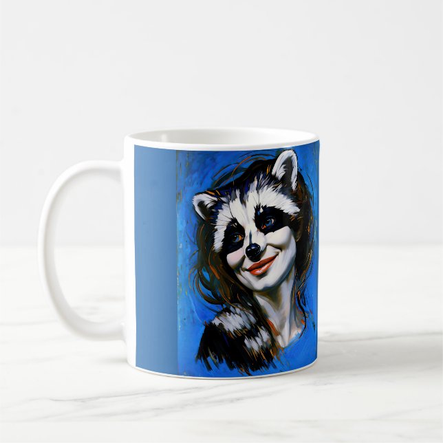 Mug Trickster du raton laveur "Velka Teyani" (Gauche)