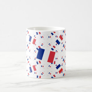 Mug Tricolor France Drapeau en plusieurs couches Askew
