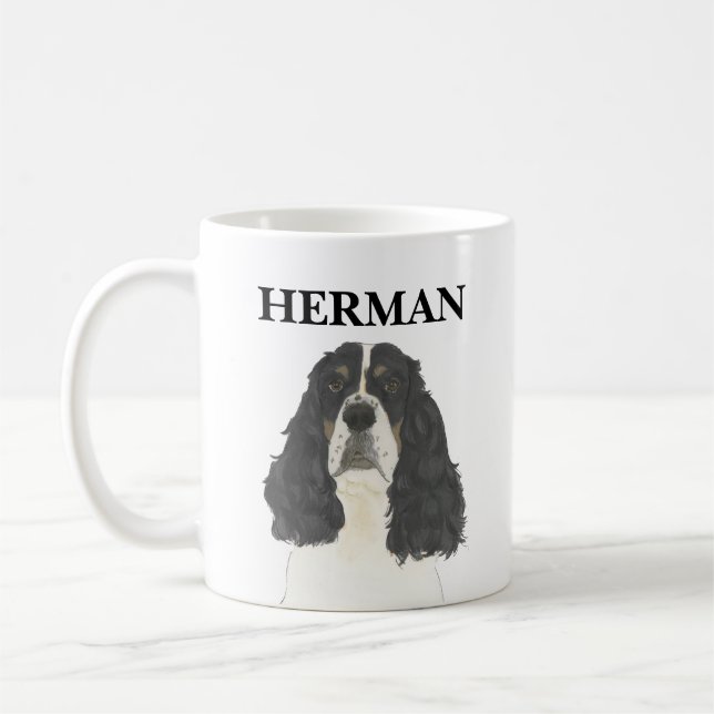 Mug Tricolore Anglais Springer Spaniel (Gauche)