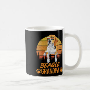 Mug Tricolore Beagle chien grand-père paw papa Fête de