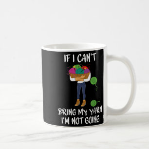 Mug Tricot Crochet Si Je Ne Peux Pas Apporter Mon Fil 