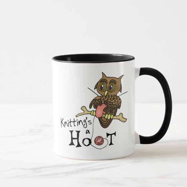 Mug Tricot de chouette (Droite)