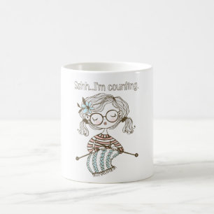 Mug Tricot de coeur Knit Fournit un compteur de point