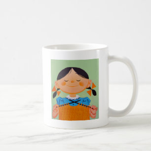 Mug Tricot de la fille Vintage
