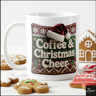 Mug Tricot de Noël Pull Café & Père Noël de Noël