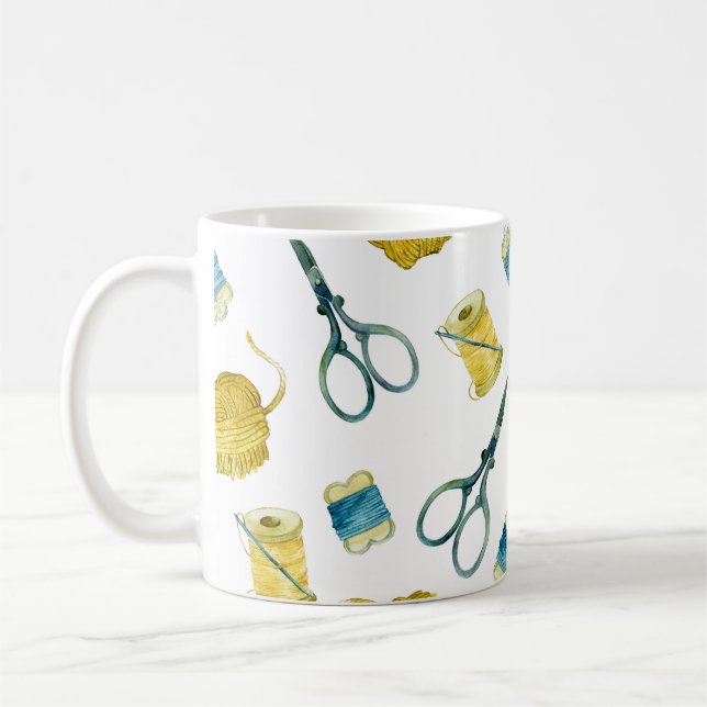 Mug Tricot motif sans faille (Gauche)