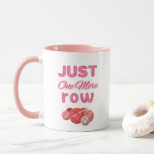 Mug Tricot Rose Juste Une Rangée De Plus