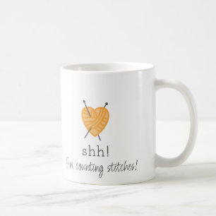 Mug Tricot Shh ! Je compte des points de suture amusan