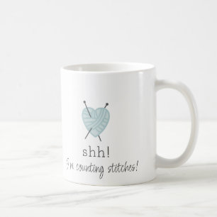 Mug Tricot Shh ! Je compte des points de suture amusan