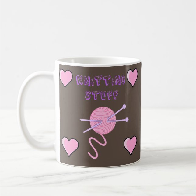 Mug Tricot Stuff Arts et artisanat et Trinkets (Gauche)