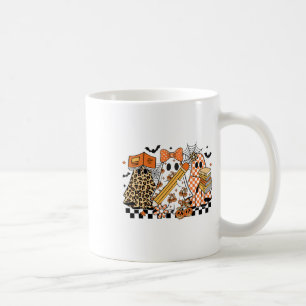 Mug Tricoter Ou Enseignant Fantôme Halloween Retro Che
