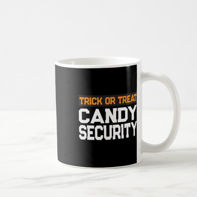 Mug Tricoter Ou Traiter Candy Sécurité Maman Papa Hall (Droite)