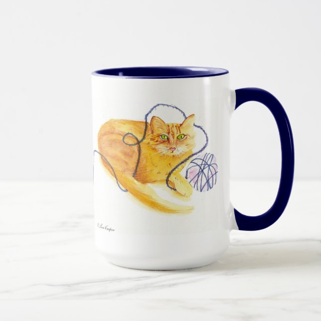 Mug Tricoteuses de M. Cheddar Cat Cup For (Droite)