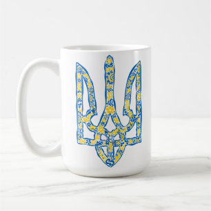 Mug trident de l'emblème national ukrainien tryzub eth