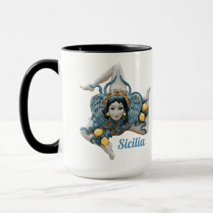 Mug Trinacria de Sicile Symbole à trois pattes Sicilia
