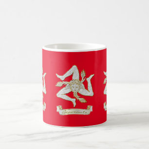 Mug Trinacria sicilien personnalisent
