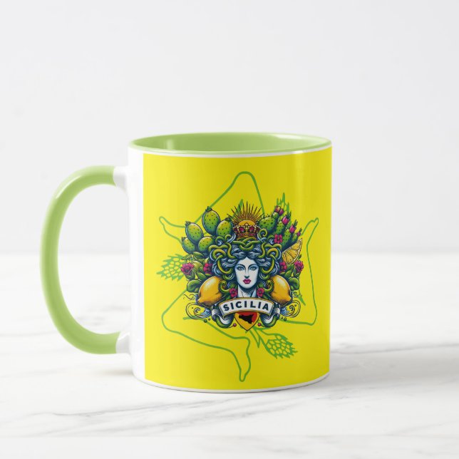 Mug Trinacria sicilienne (Gauche)