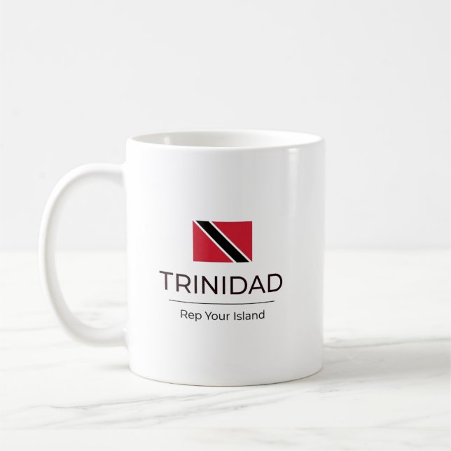 Mug Trinidad Minimaliste | Fierté Quotidienne (Gauche)