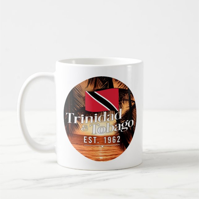 Mug "Trinidad & Tobago Est. Coucher De Soleil De 1962  (Gauche)