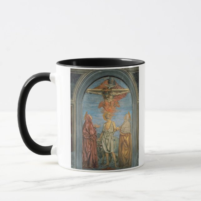 Mug Trinité sainte avec St Jerome (fresque) (Gauche)