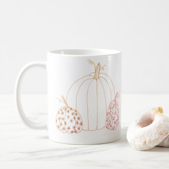 Mug - Trio Citrouille (Avec donut)