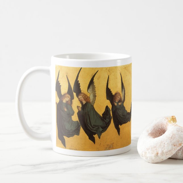 Mug Trio d'anges de la Renaissance par Maître du House (Avec donut)