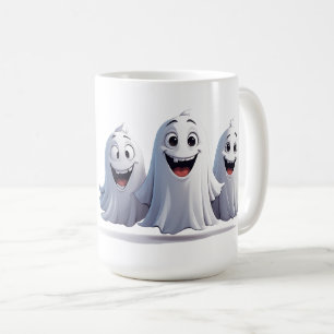 Mug Trio de fantômes amicaux partageant la joie d'Hall