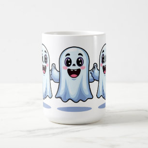 Mug Trio de fantômes heureux se tenant par la main, ma