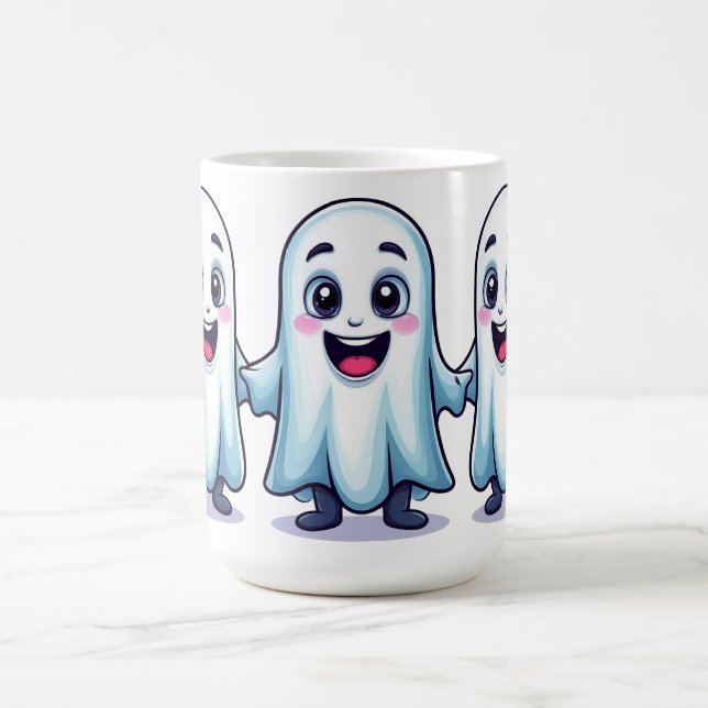 Mug Trio de fantômes mignons se tenant la main, amis d (Centre)