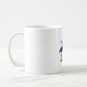 Mug Trio de flamants patriotiques dessin de gravure vi
