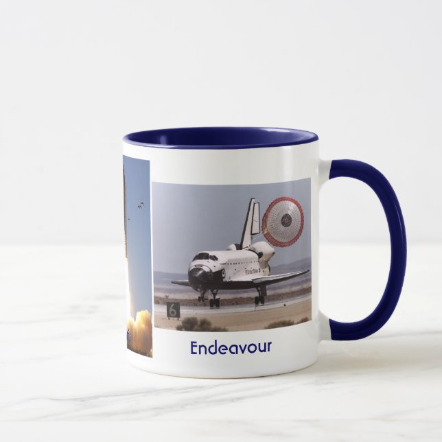 Mug Trio de navette spatiale/découverte - l'Atlantide (Droite)