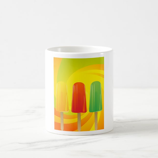 Mug Trio de sucettes glacées d'été Popsicles lumineuse (Créateur téléchargé)