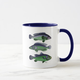 Mug Trio poisson bleu et vert